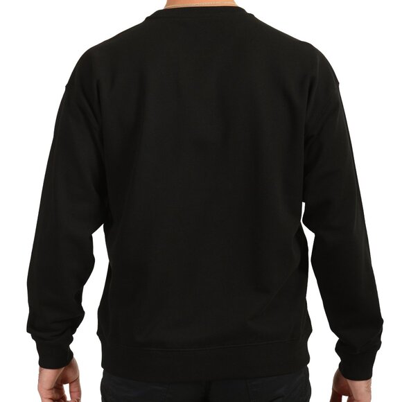 Versace Men's Black & Gold Logo Crewneck Long Sleeve Sweatshirt US 3XL IT 58 - Picture 3 of 6